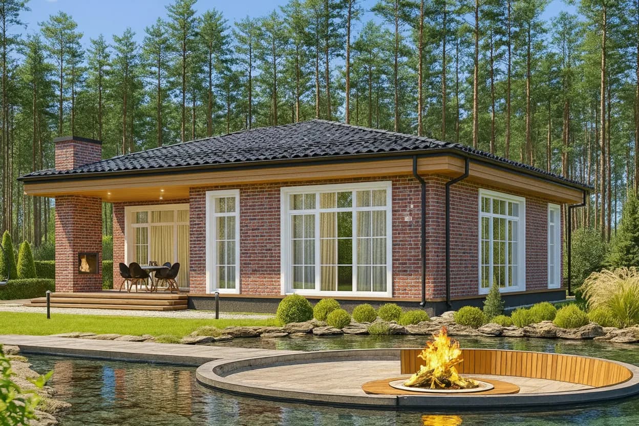 Классический красный кирпич