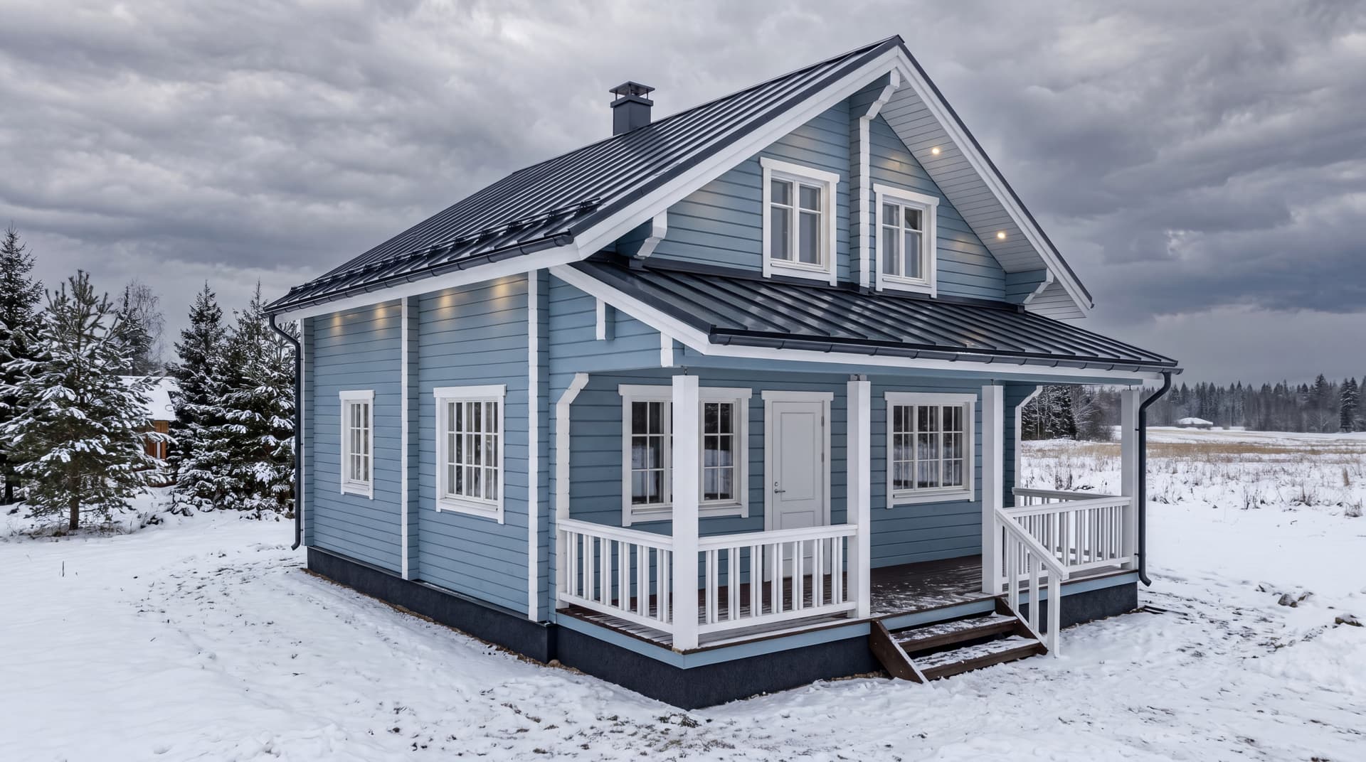 брус green gray blue scandi Рендеры и визуализации домов из бруса и дерева — стиль «брус green gray blue scandi»